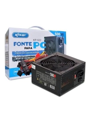 FONTE REAL ATX P/PC 500W KP-522 (R#)