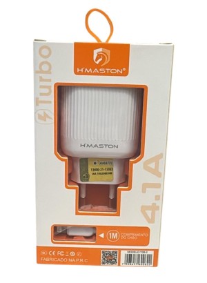 CARREGADOR IOS 2USB 3.1A H'MASTON Y28-2 (R#)