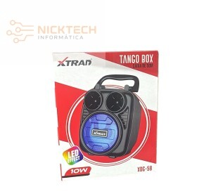 CAIXA DE SOM BLUETOOTH  TANGO BOX 10W XDG-58 XTRAD (R#)