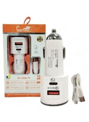 CARREGADOR VEICULAR EL-4026-TY (R#)