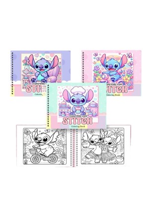 STITCH LIVRO CUTE COLORIDO (R#)