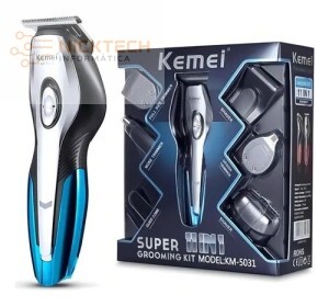 KIT MAQUINA DE CORTAR CABELO KEMEI KM-5031 (R#)
