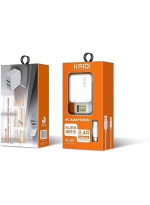 CARREGADOR TIPO C 2.4A 2USB KD-301C (R#)