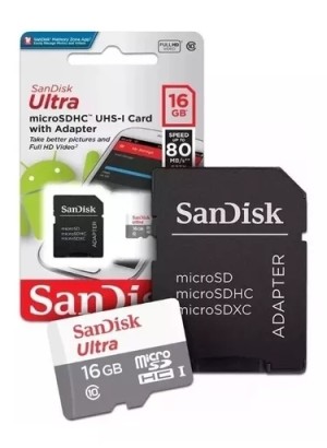 CARTÃO DE MEMORIA 16GB SANDISK ULTRA