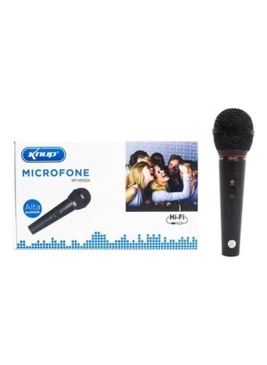 MICROFONE DINAMICO COM CONECTOR P10 KP M0001