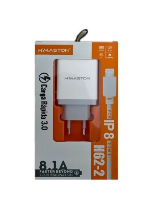 CARREGADOR RAPIDO IPHONE HMASTON 8.1A  H62-2