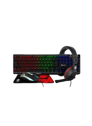 KIT GAMER STARTER TECLADO+MOUSE+FONE+MOUSEPAD EG-54 EVOLUT