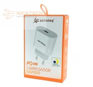 TOMADA CARREGADOR TIPO C 20W PEINING PEI-PD002