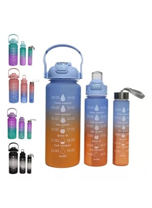 KIT COM 3 GARRAFAS DE PLASTICO