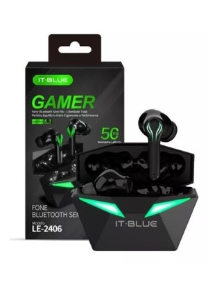 FONE GAMER SEM FIO IT BLUE LE-2406 (R#)